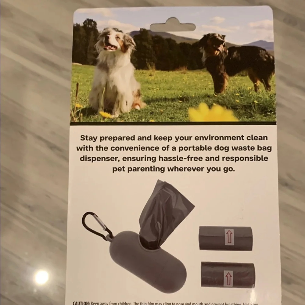 Dog Waste Bag Dispenser - Gray